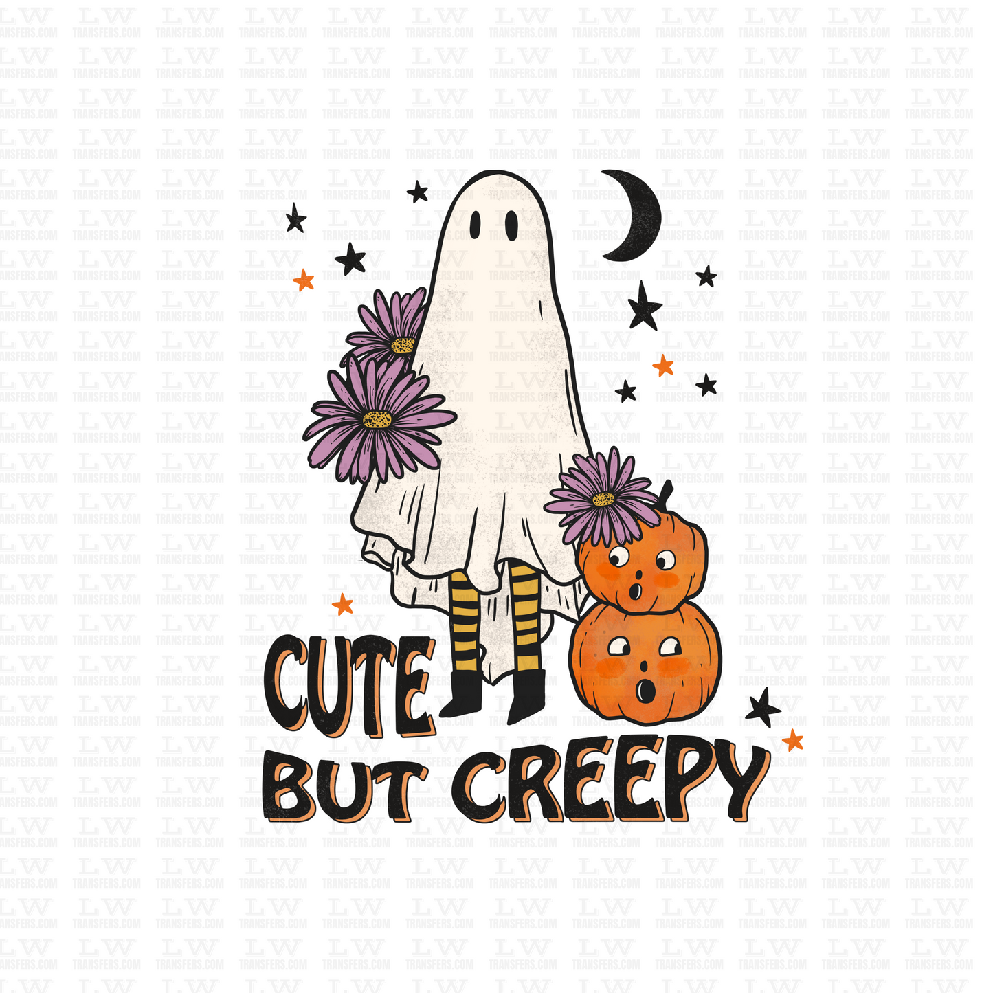 CUTE BUT CREEPY HALLOWEEN DTF Transfer #106