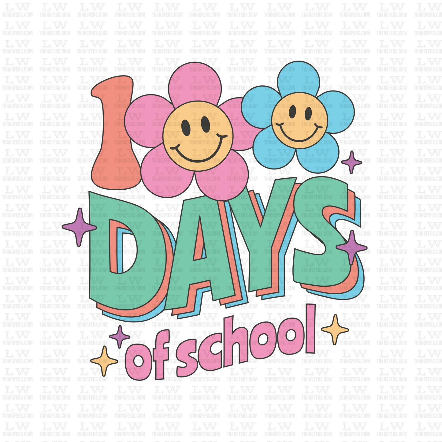 100 DAYS OF SCHOOL DTF Transfer - 100DOFS-126