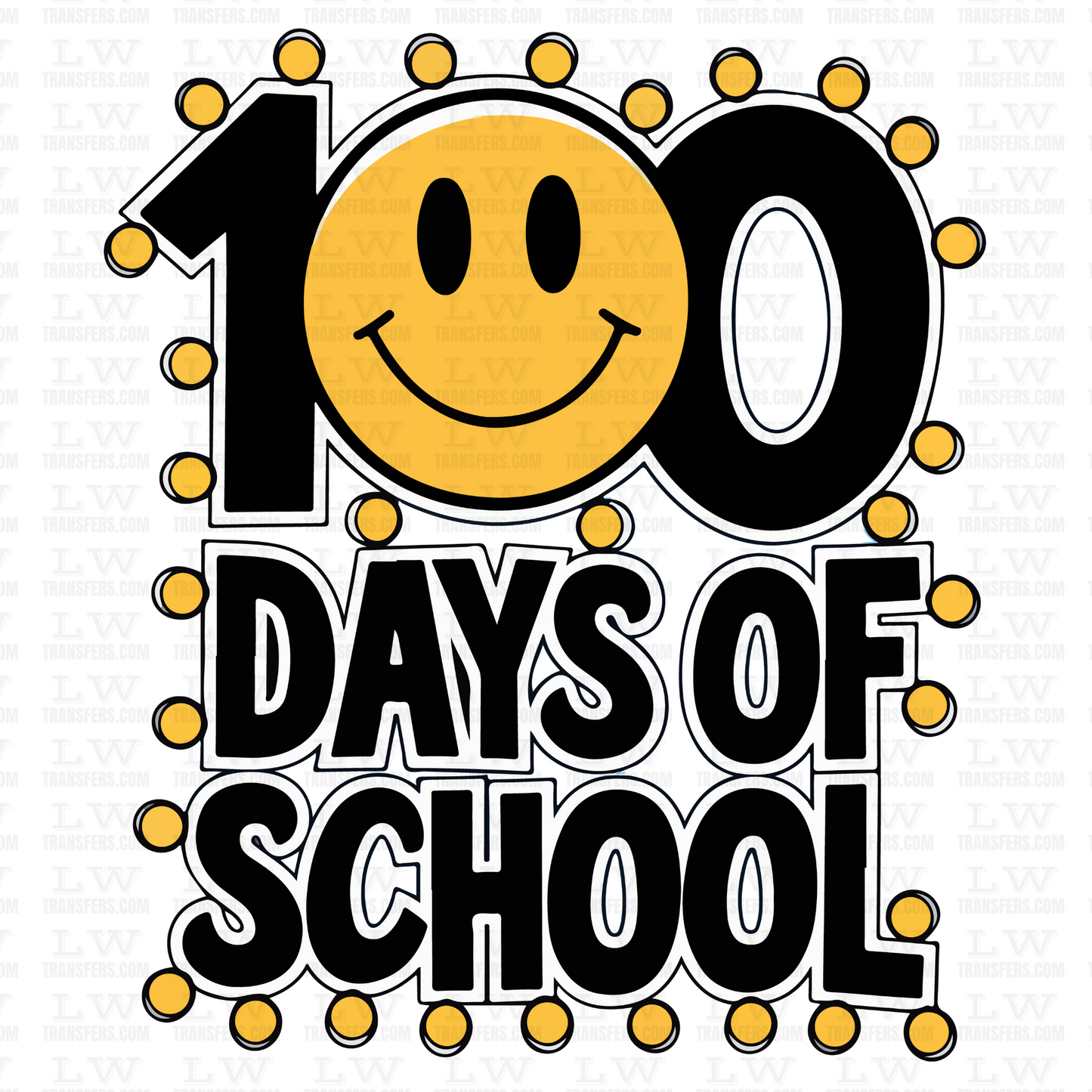 100 DAYS OF SCHOOL DTF Transfer - 100DOFS-139