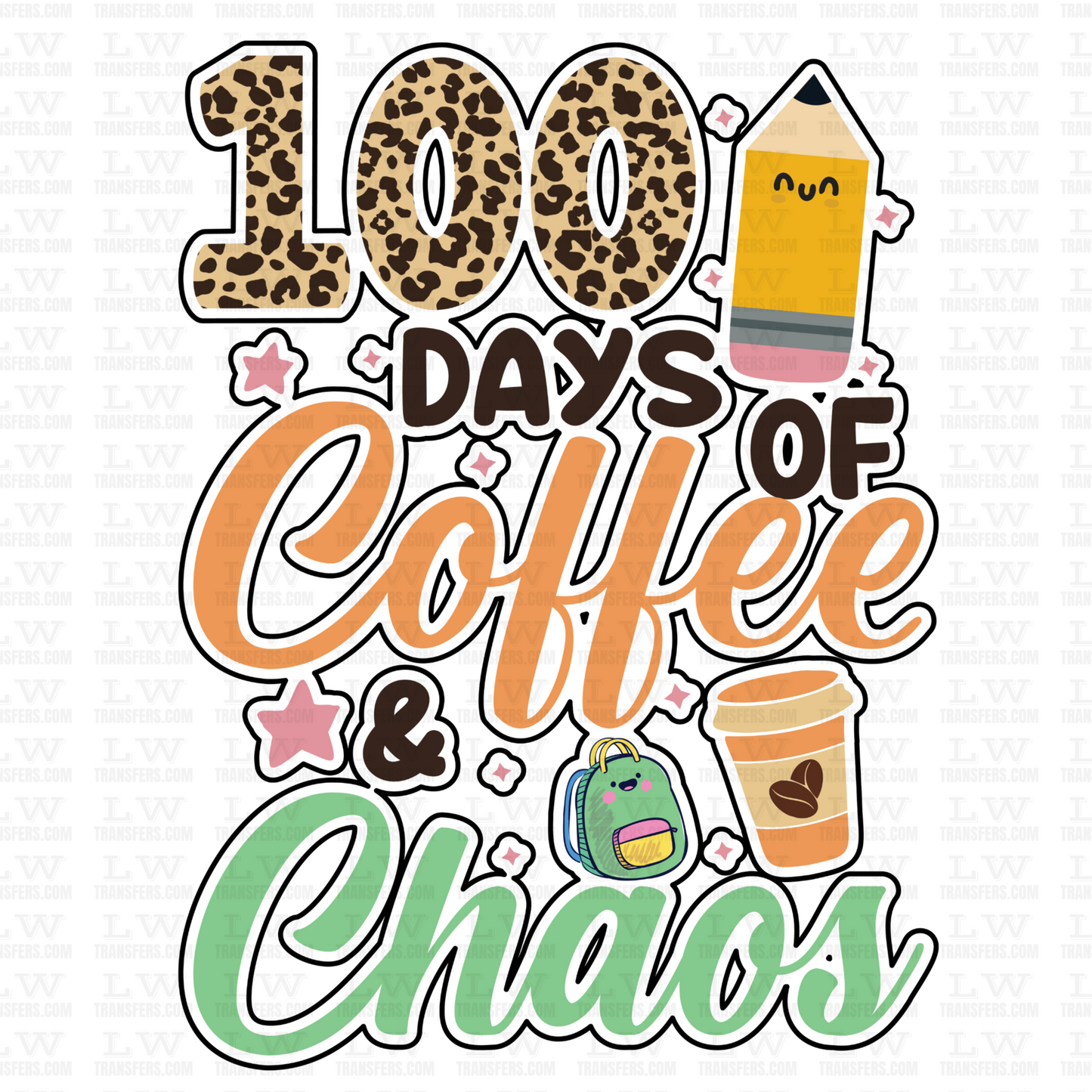 100 DAYS OF SCHOOL DTF Transfer - 100DOFS-141