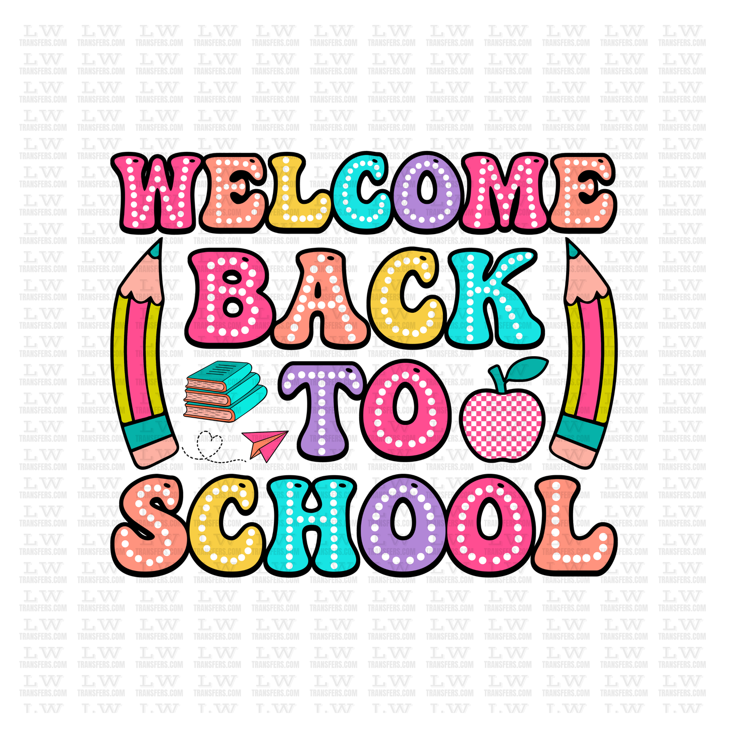 BACK TO SCHOOL / TEACHER DTF Transfer #15