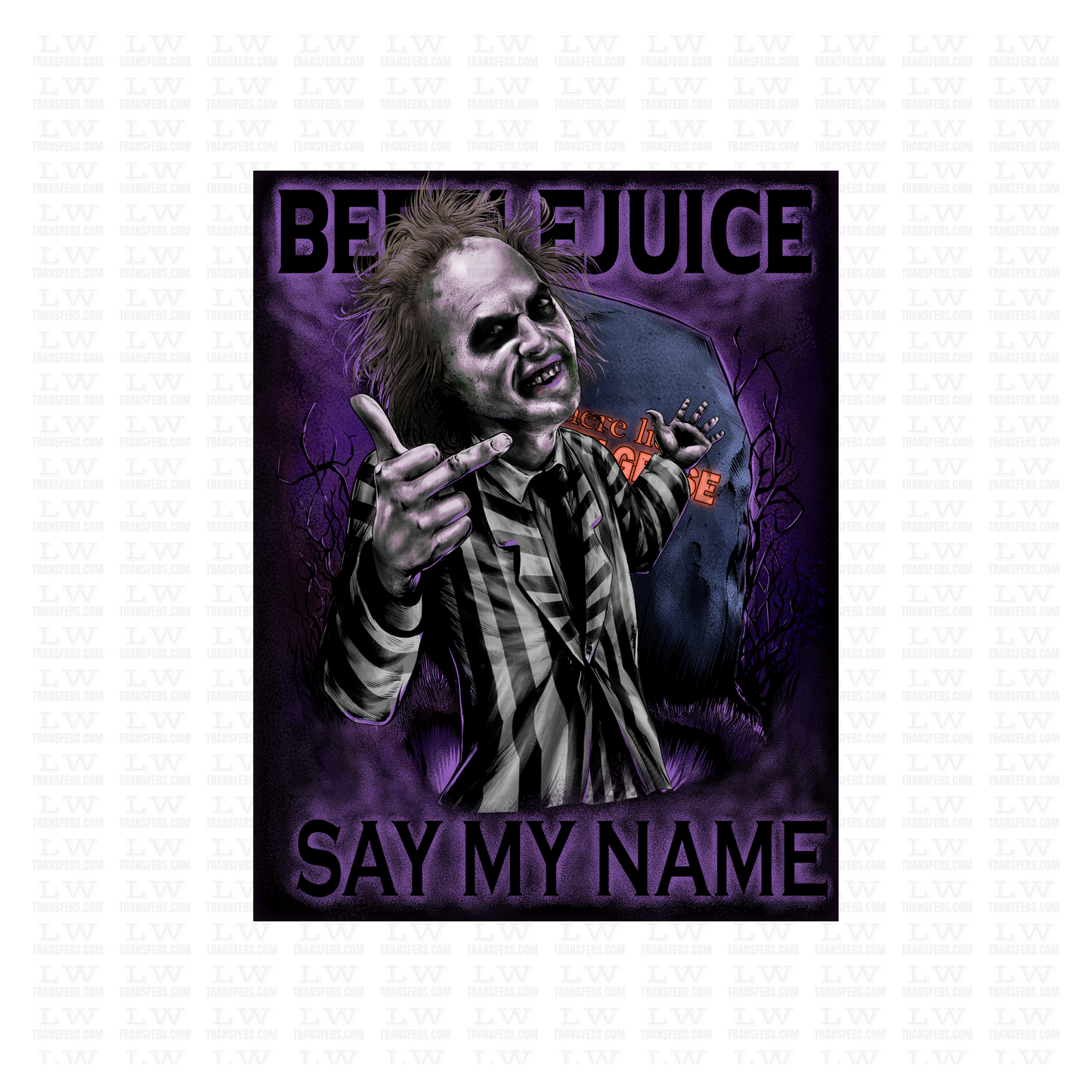 BEETLEJUICE HALLOWEEN DTF TRANSFER #BJ17