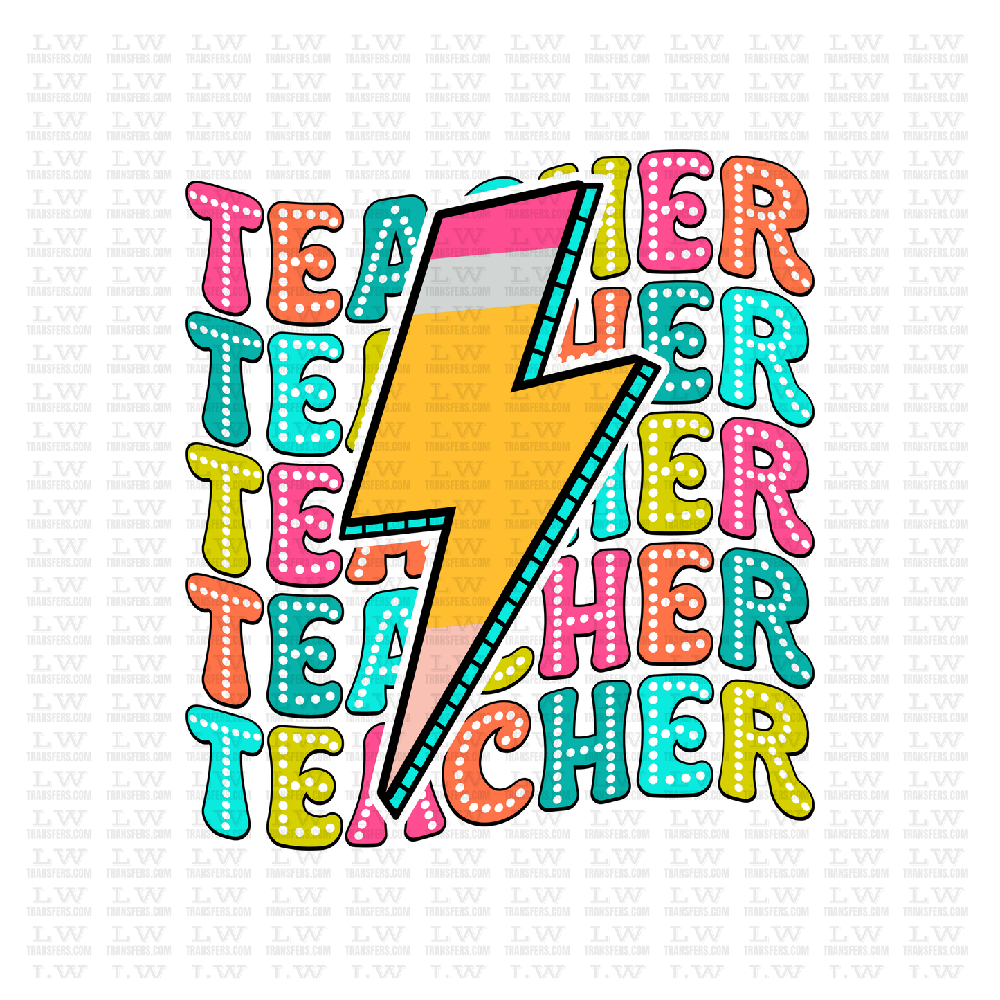 BACK TO SCHOOL / TEACHER DTF Transfer #36