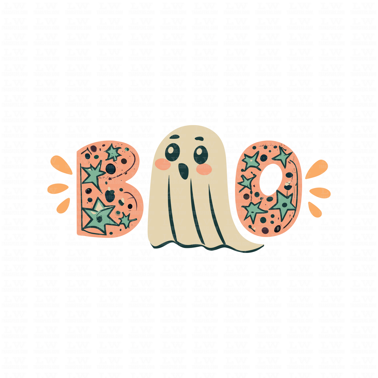BOO BABY GHOST HALLOWEEN DTF Transfer #SP003