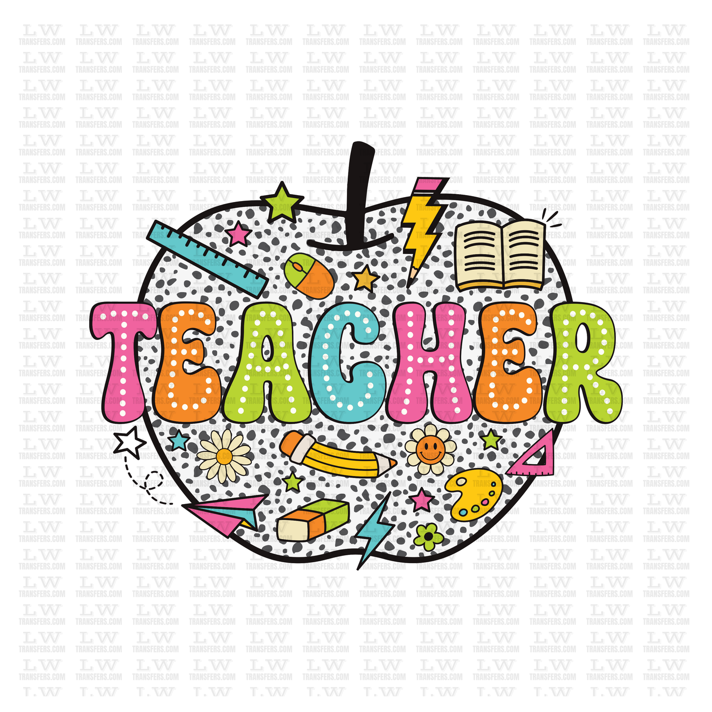 BACK TO SCHOOL / TEACHER DTF Transfer #57