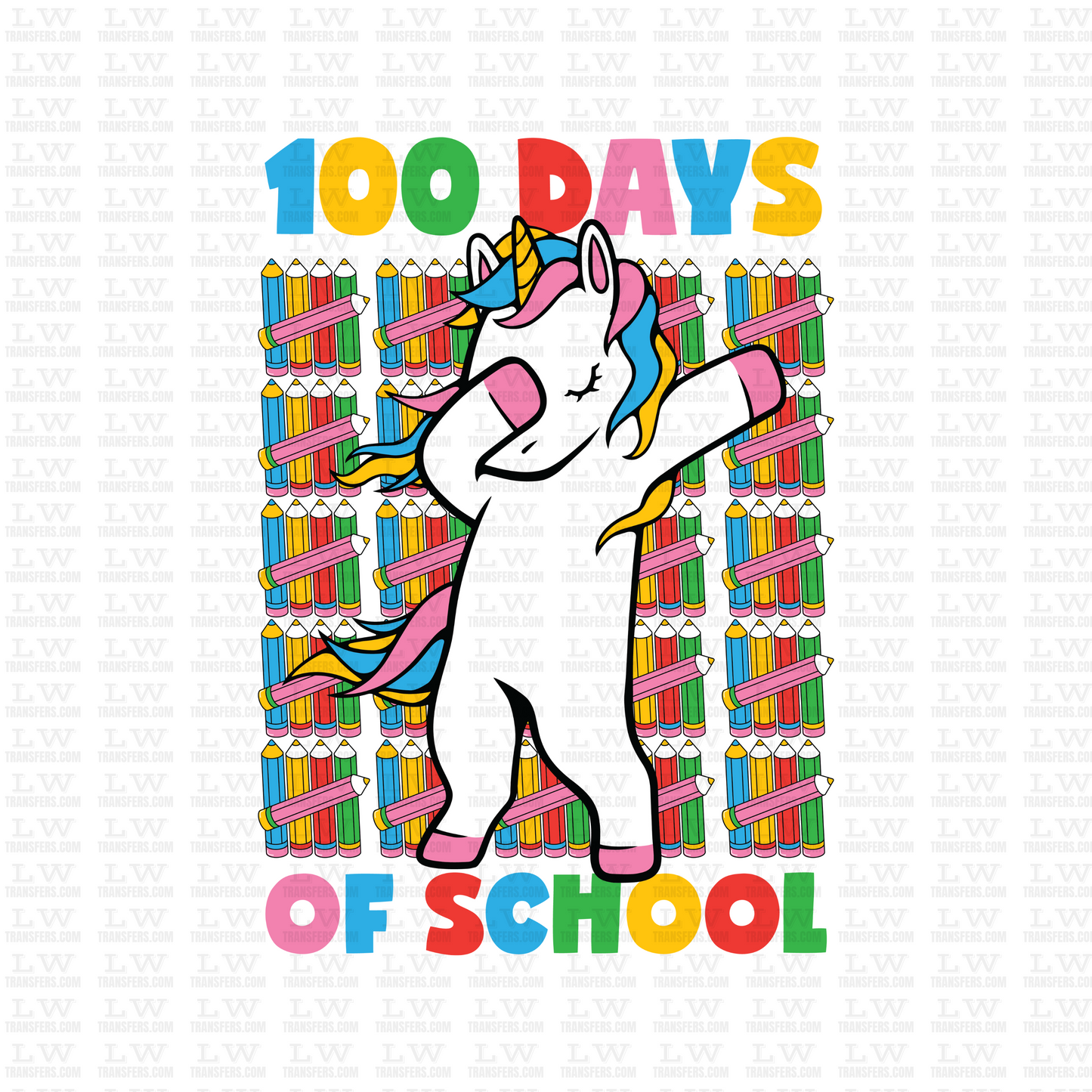 100 DAYS OF SCHOOL DTF Transfer - 100DOFS-92