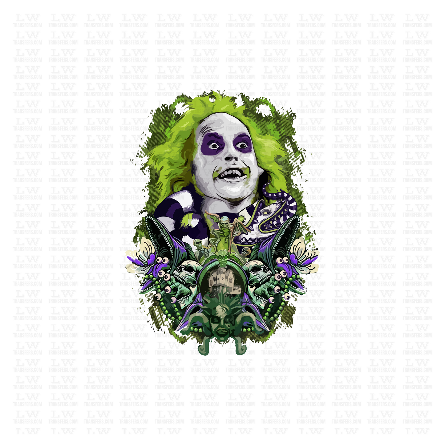 BEETLEJUICE HALLOWEEN DTF TRANSFER #BJ09