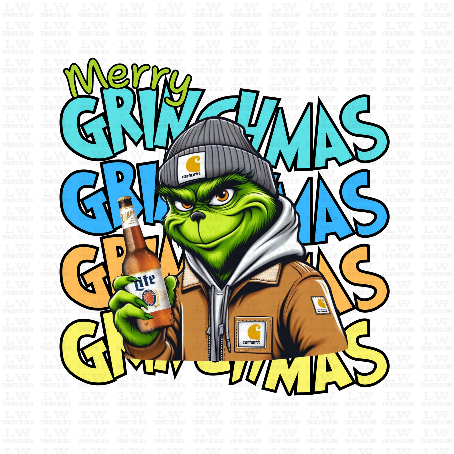 MERRY GRINCHMAS, CHRISTMAS DTF TRANSFER #CH239