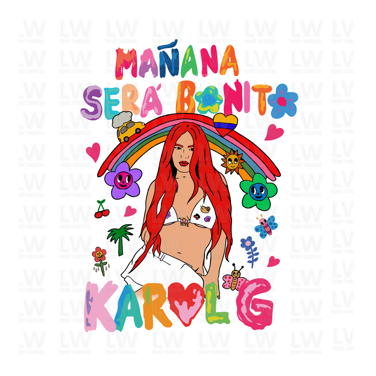 KAROL G MANANA SERA BONITO DTF TRANSFER
