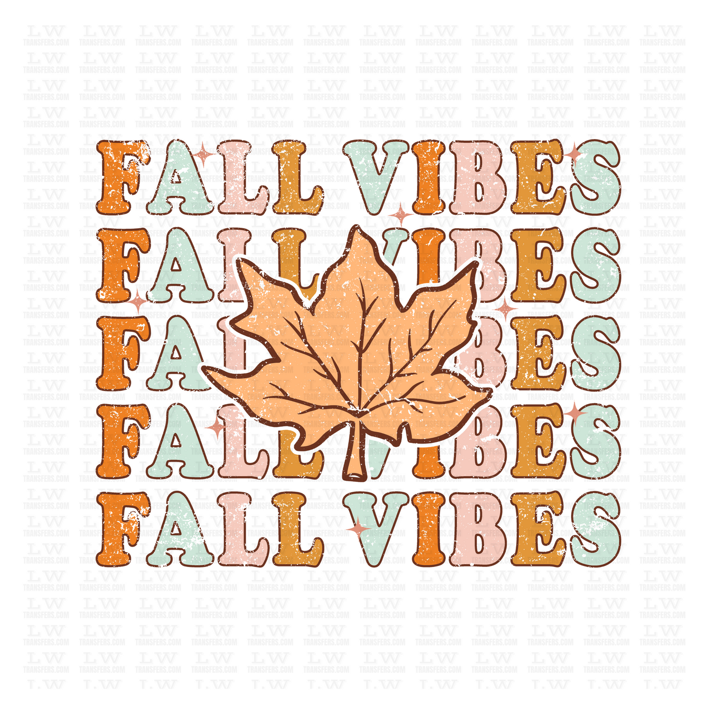 FALL VIBES DTF Transfer