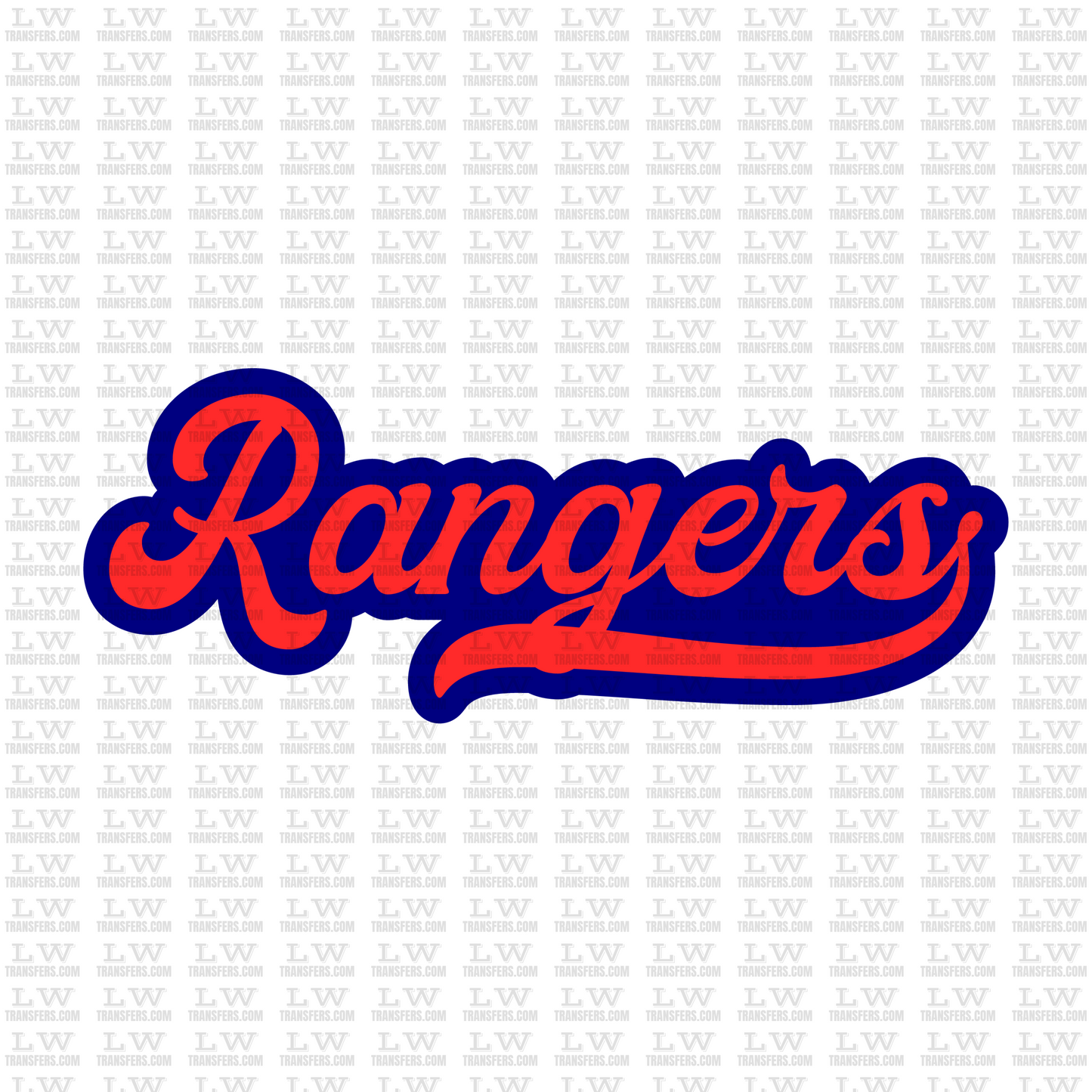TEXAS RANGERS DTF TRANSFER #S02
