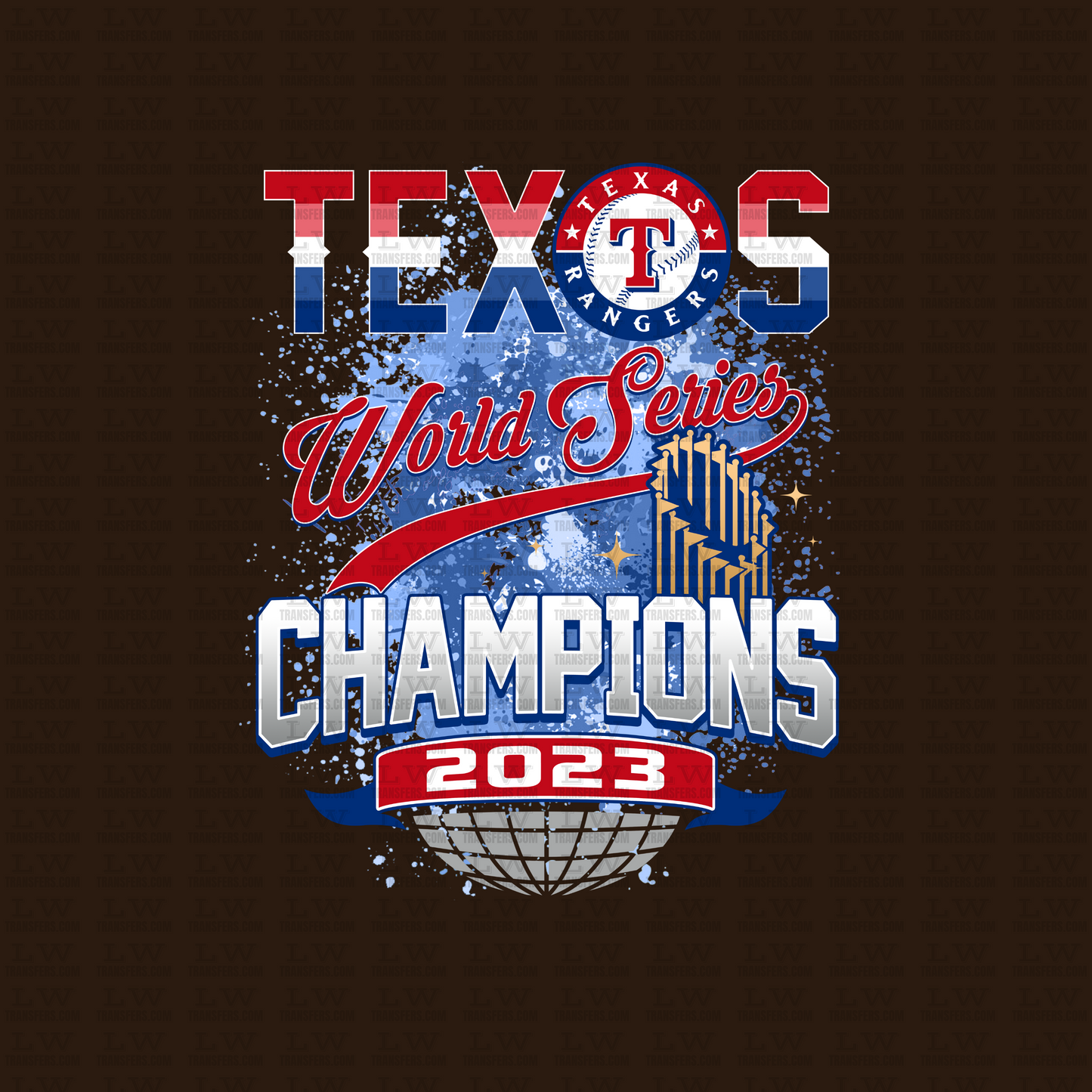 BASEBALL 2023 CHAMPIONS DTF TRANSFER #S19