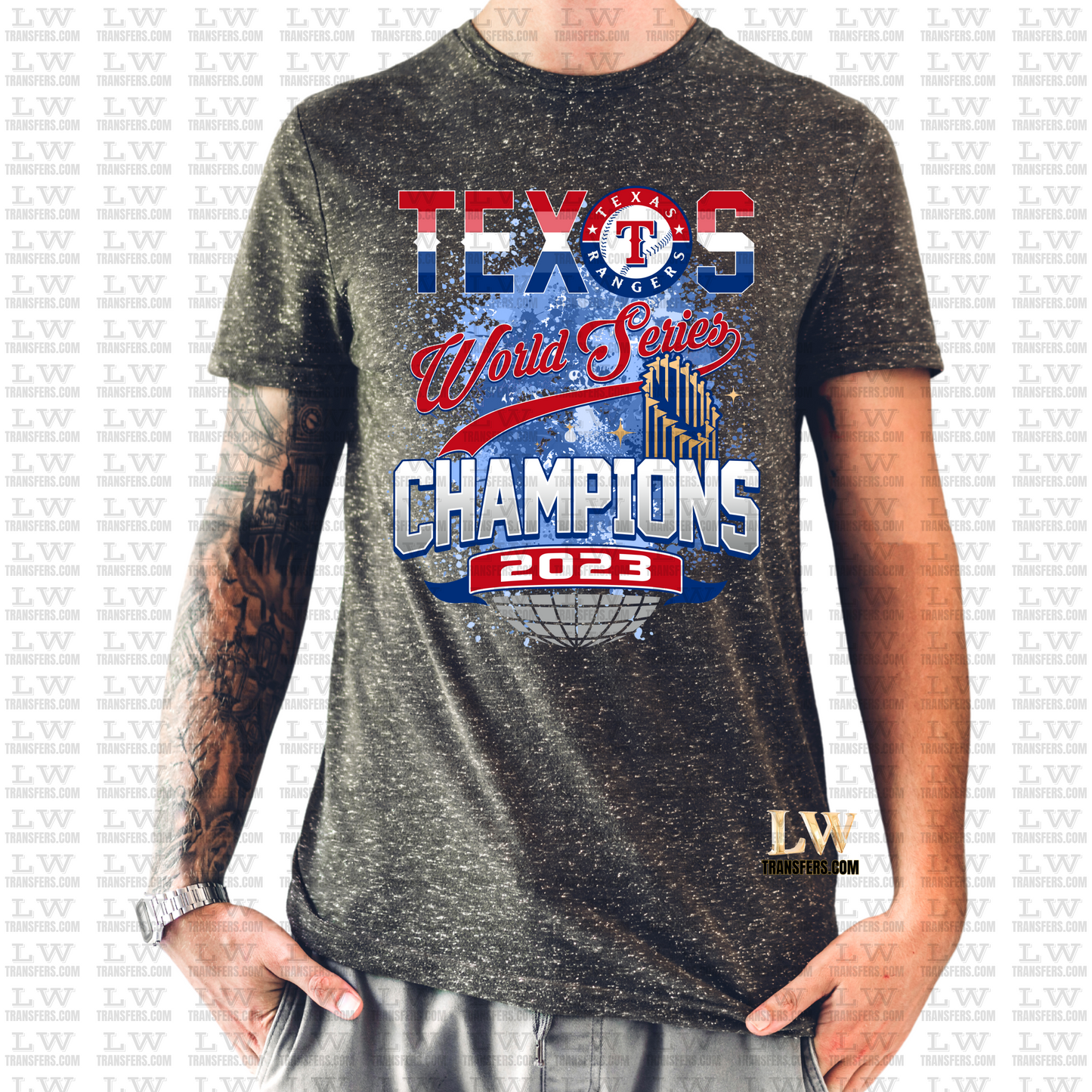BASEBALL 2023 CHAMPIONS DTF TRANSFER #S19