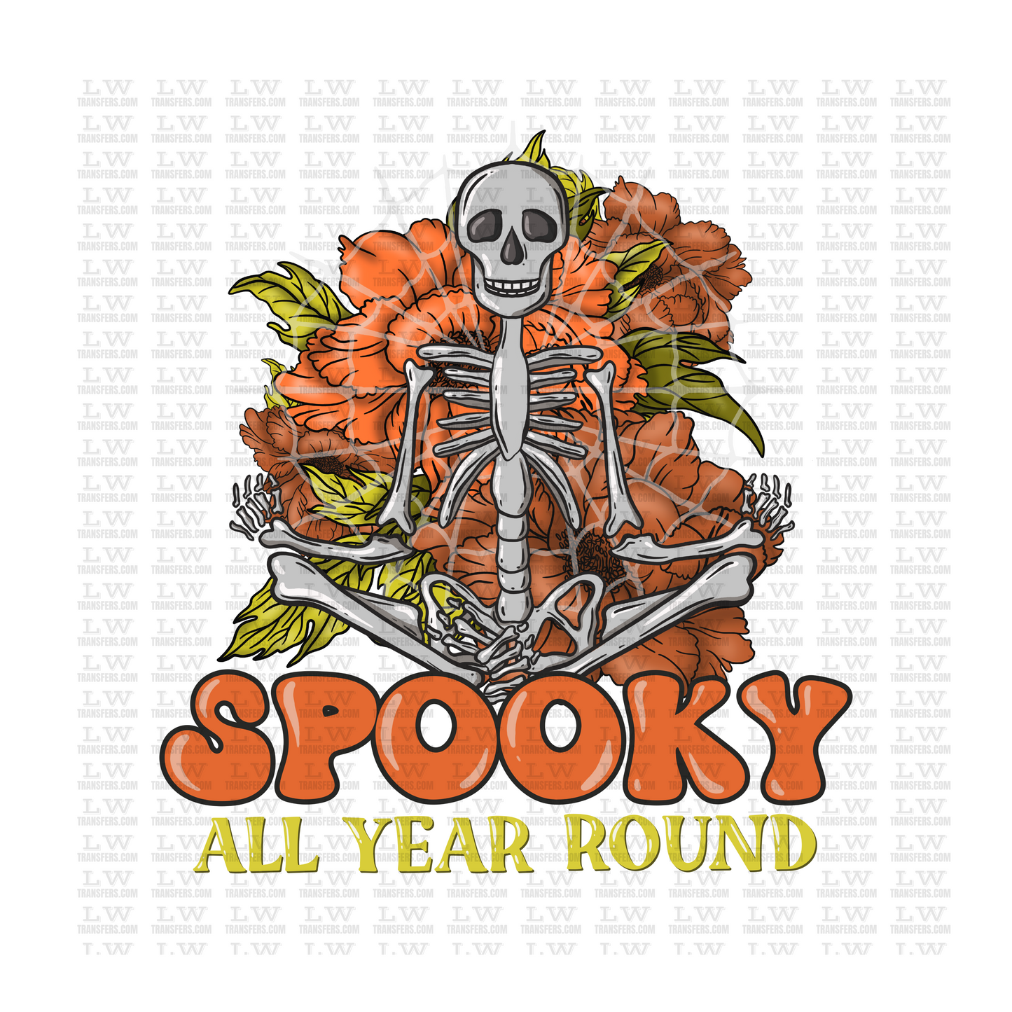 Spooky All Year Round HALLOWEEN DTF Transfer