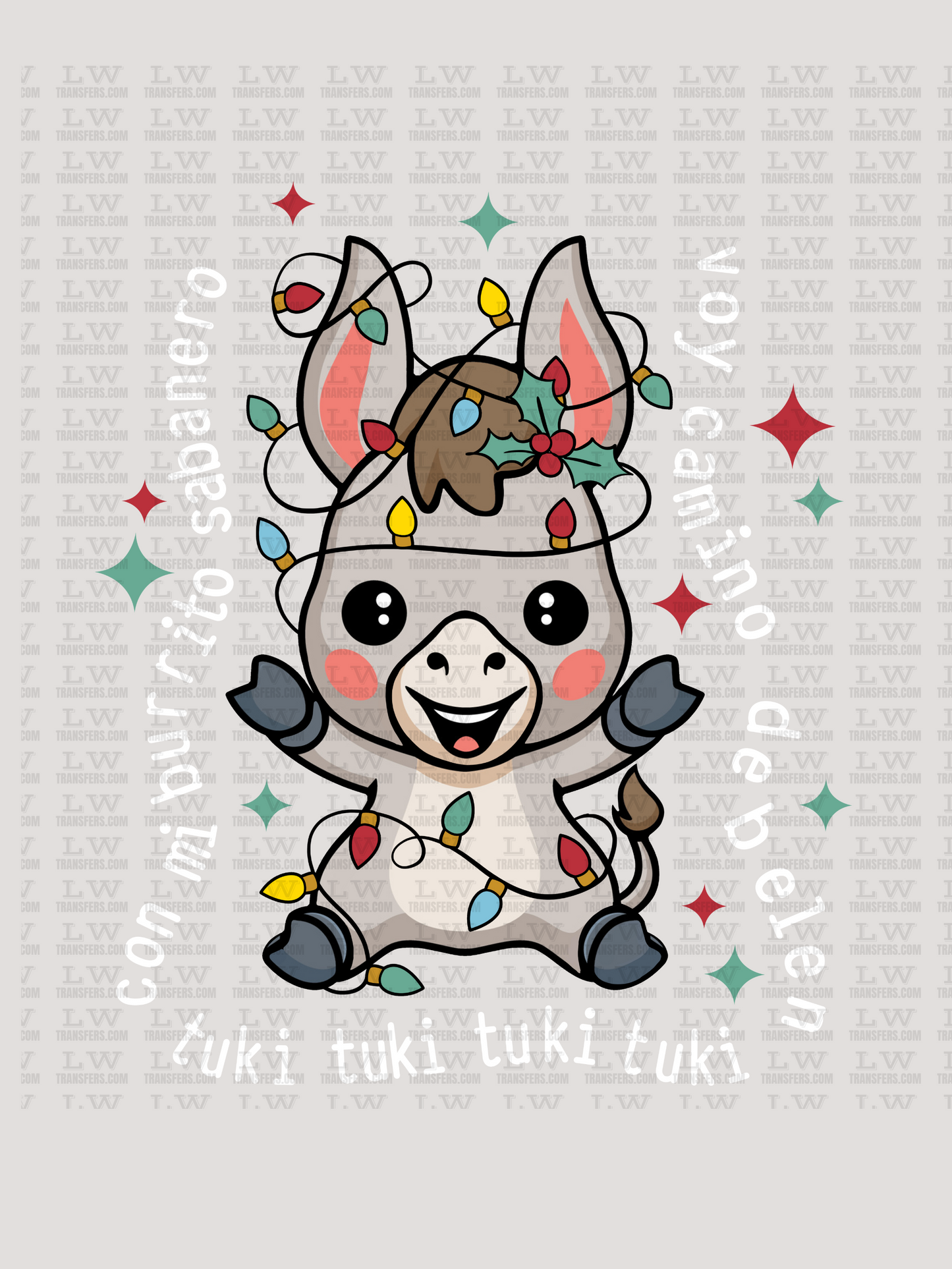 MI BURRITO SABANERO, CHRISTMAS DTF TRANSFER #CH92