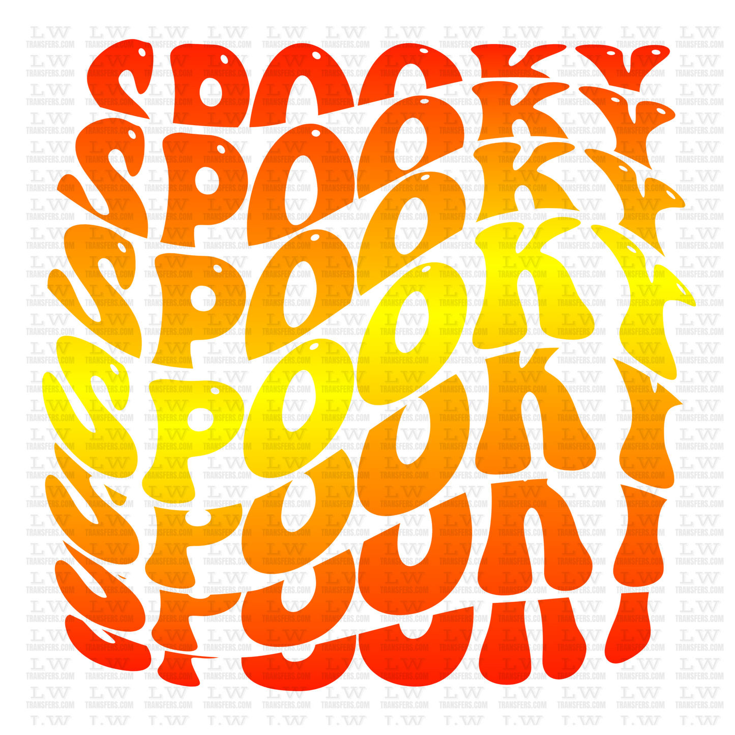 SPOOKY RETRO HALLOWEEN DTF Transfer