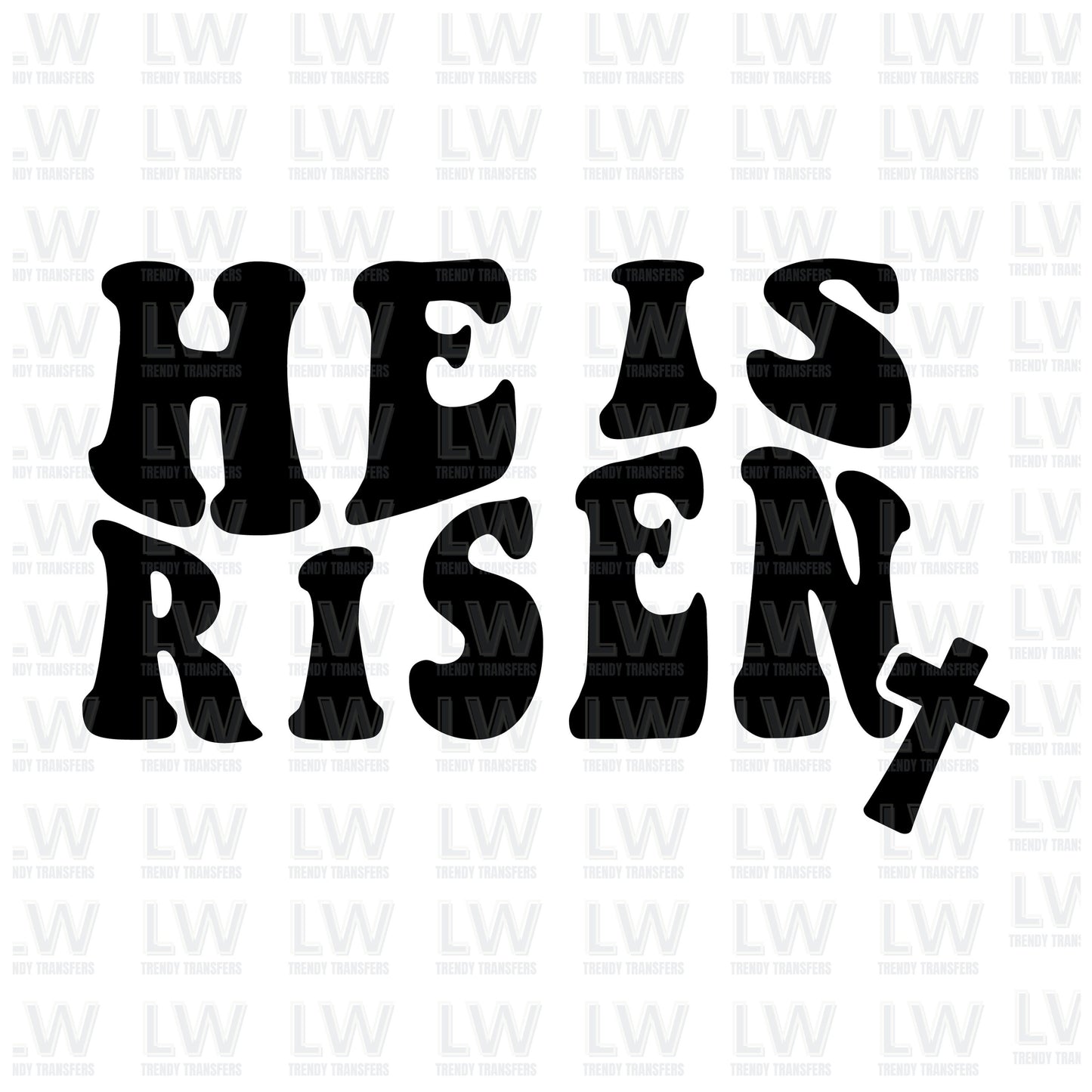 He Is Risen DTF Transfer 2365