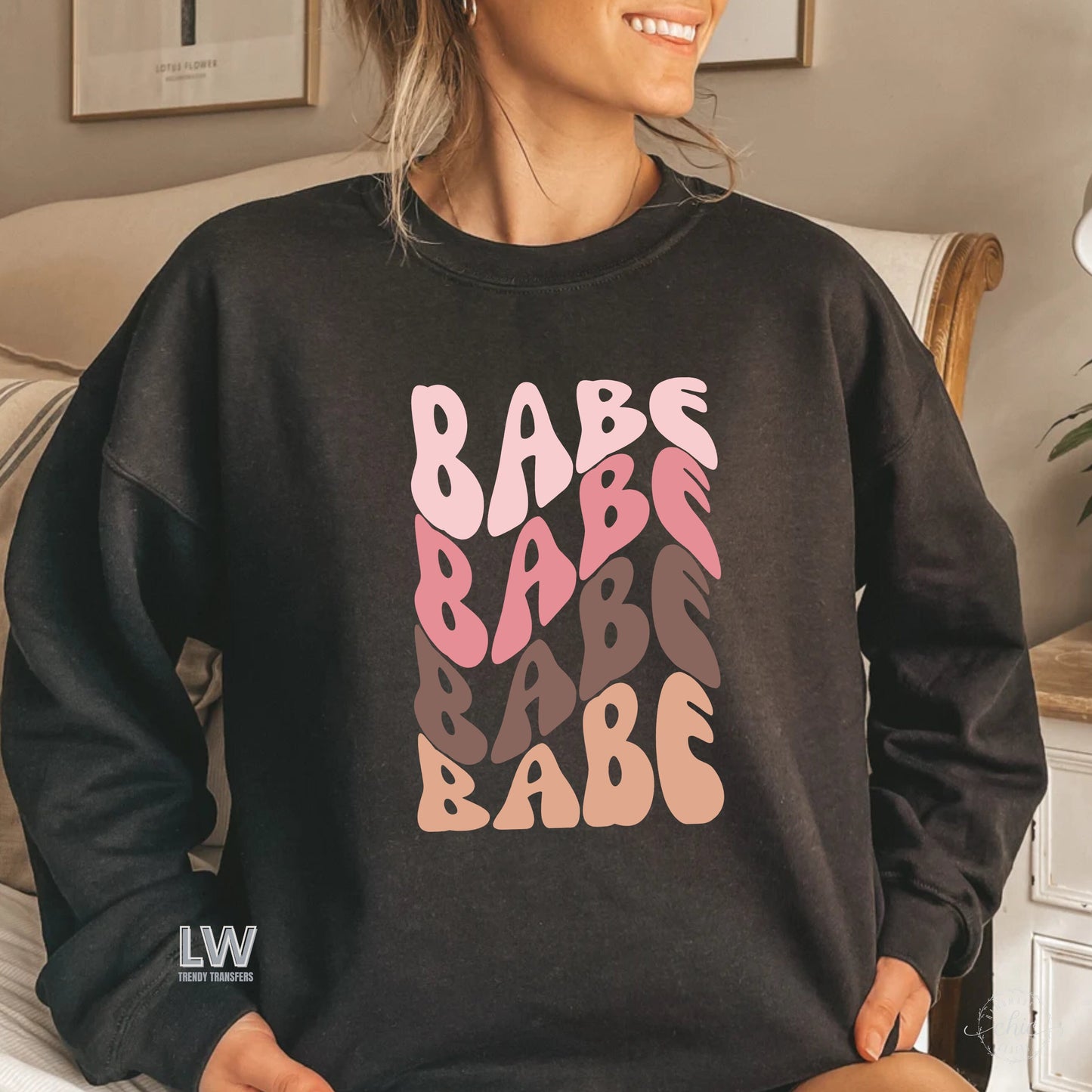 Retro Babe DTF Transfer