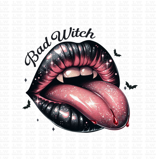BAD WITCH HALLOWEEN DTF Transfer #100