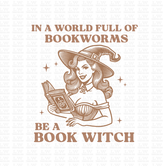VINTAGE BOOK WITCH HALLOWEEN DTF Transfer #101
