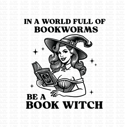 BOOK WITCH HALLOWEEN DTF Transfer #102