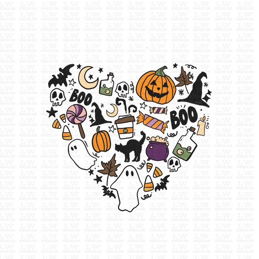 BOO HALLOWEEN DTF Transfer #104