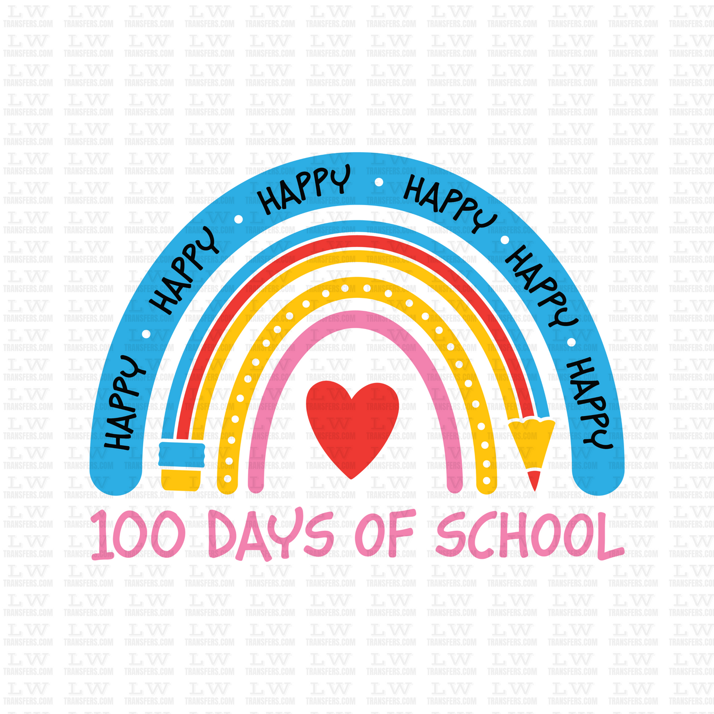 100 DAYS OF SCHOOL DTF Transfer - 100DOFS-105