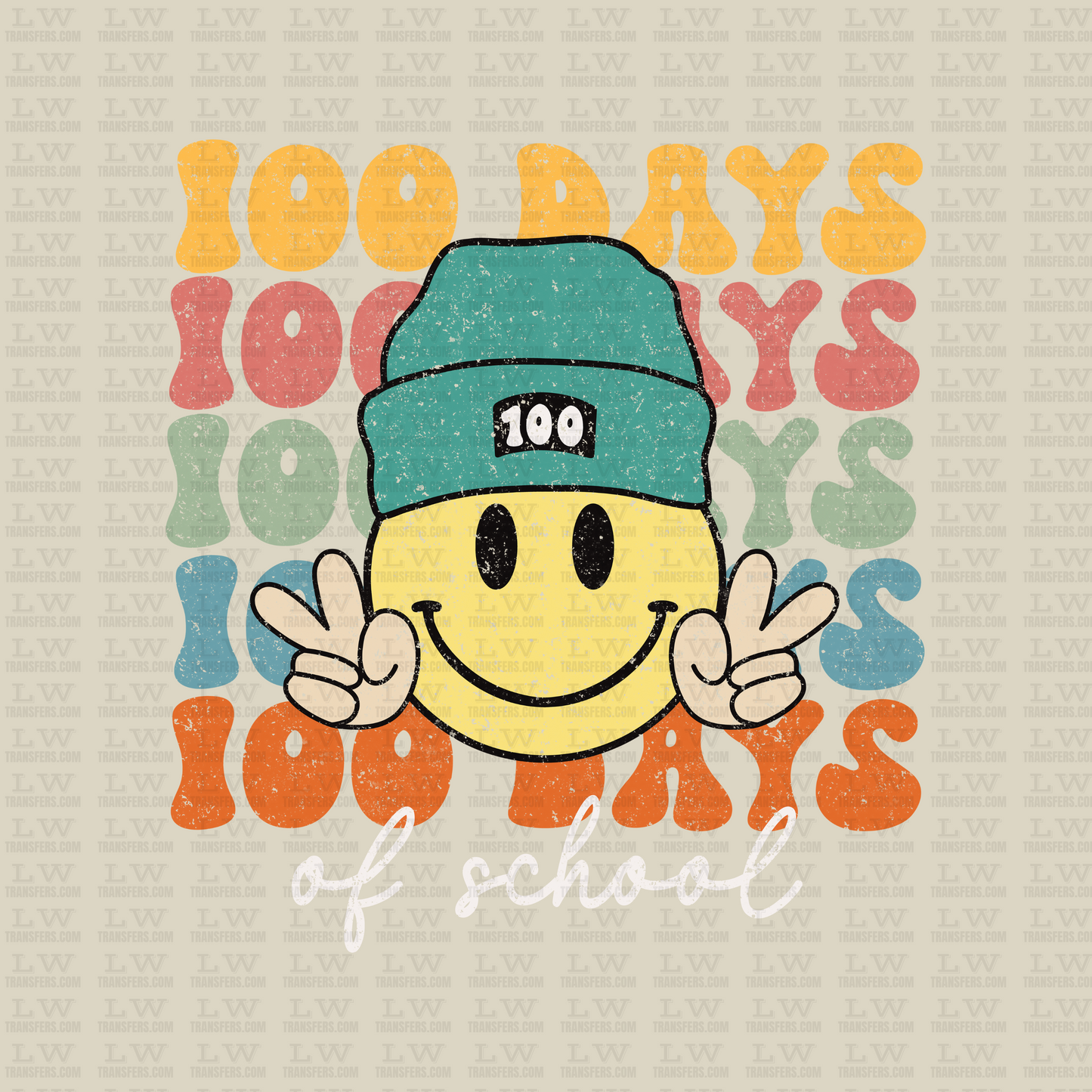 100 DAYS OF SCHOOL DTF Transfer - 100DOFS-107