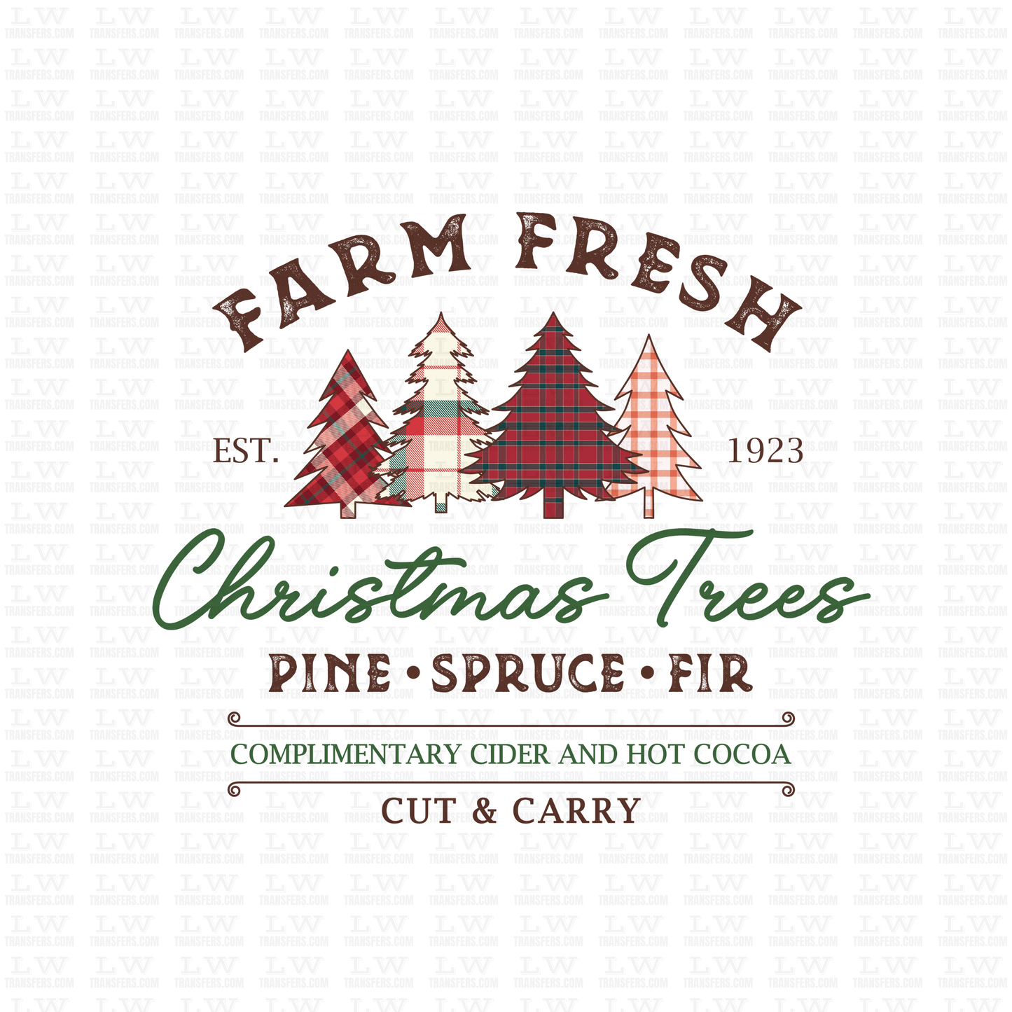FARM FRESH CHRISTMAS DTF TRANSFER #CH108