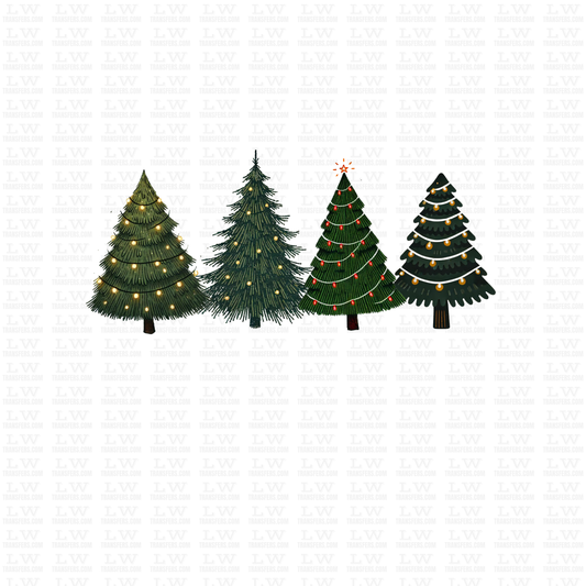 CHRISTMAS TREES DTF TRANSFER #CH109