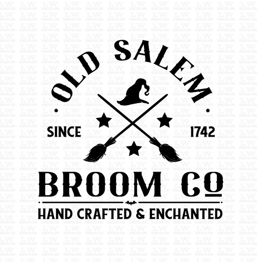 OLD SALEM BROOM CO.  HALLOWEEN DTF Transfer #110