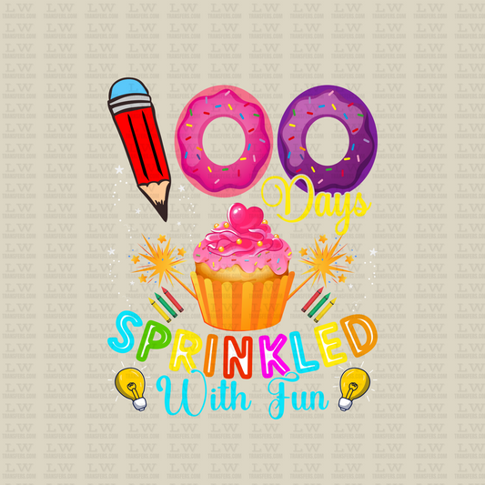 100 SPRINKLED WITH FUN DTF Transfer - 100DOFS-112
