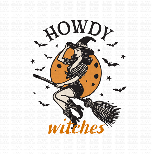 HOWDY WITCHES HALLOWEEN DTF Transfer #112