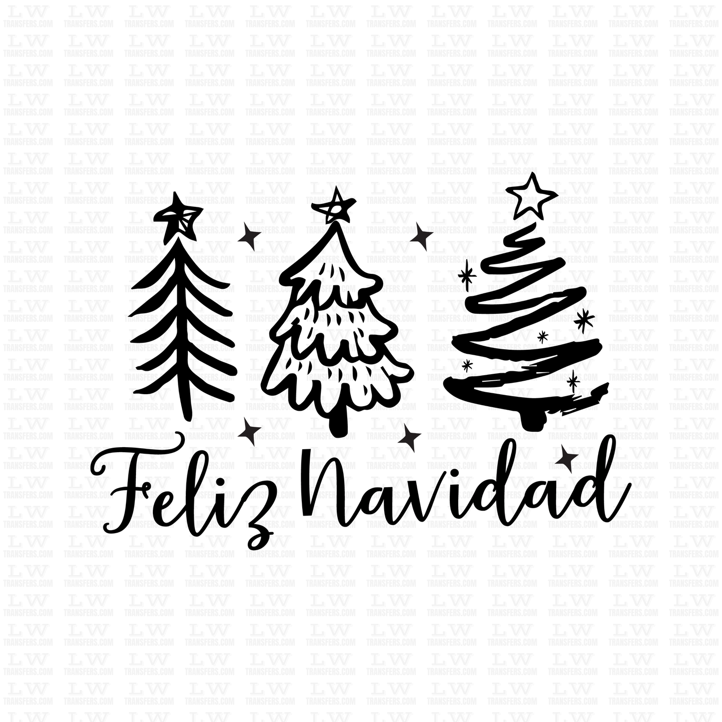 FELIZ NAVIDAD / ESPANOL CHRISTMAS DTF TRANSFER #CH113