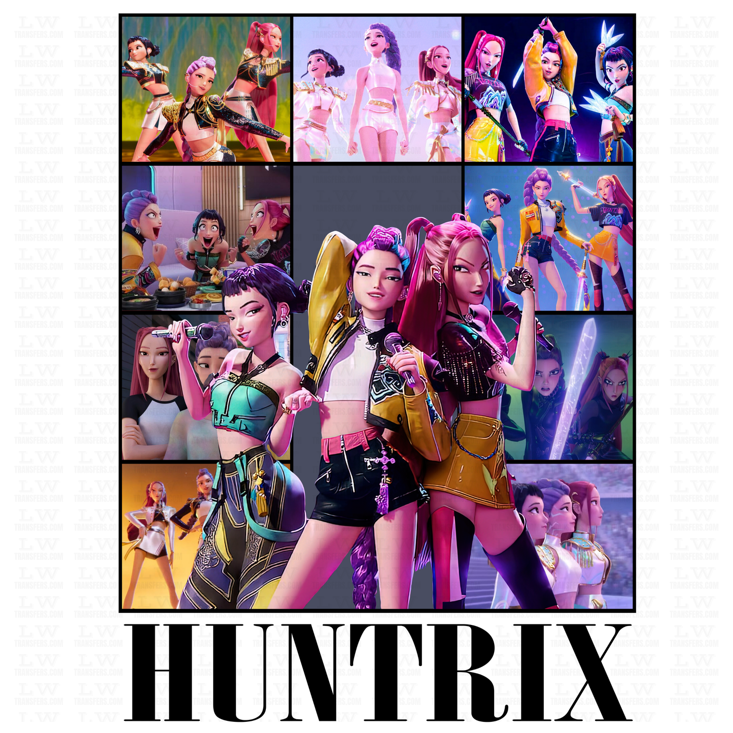 K-POP DEMON HUNTERS DTF Transfer #12