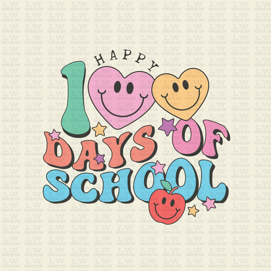 HAPPY 100 OF SCHOOL DTF Transfer - 100DOFS-131