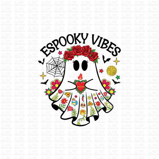ESPOOKY VIBES MEXICAN HALLOWEEN DTF TRANSFER #H142