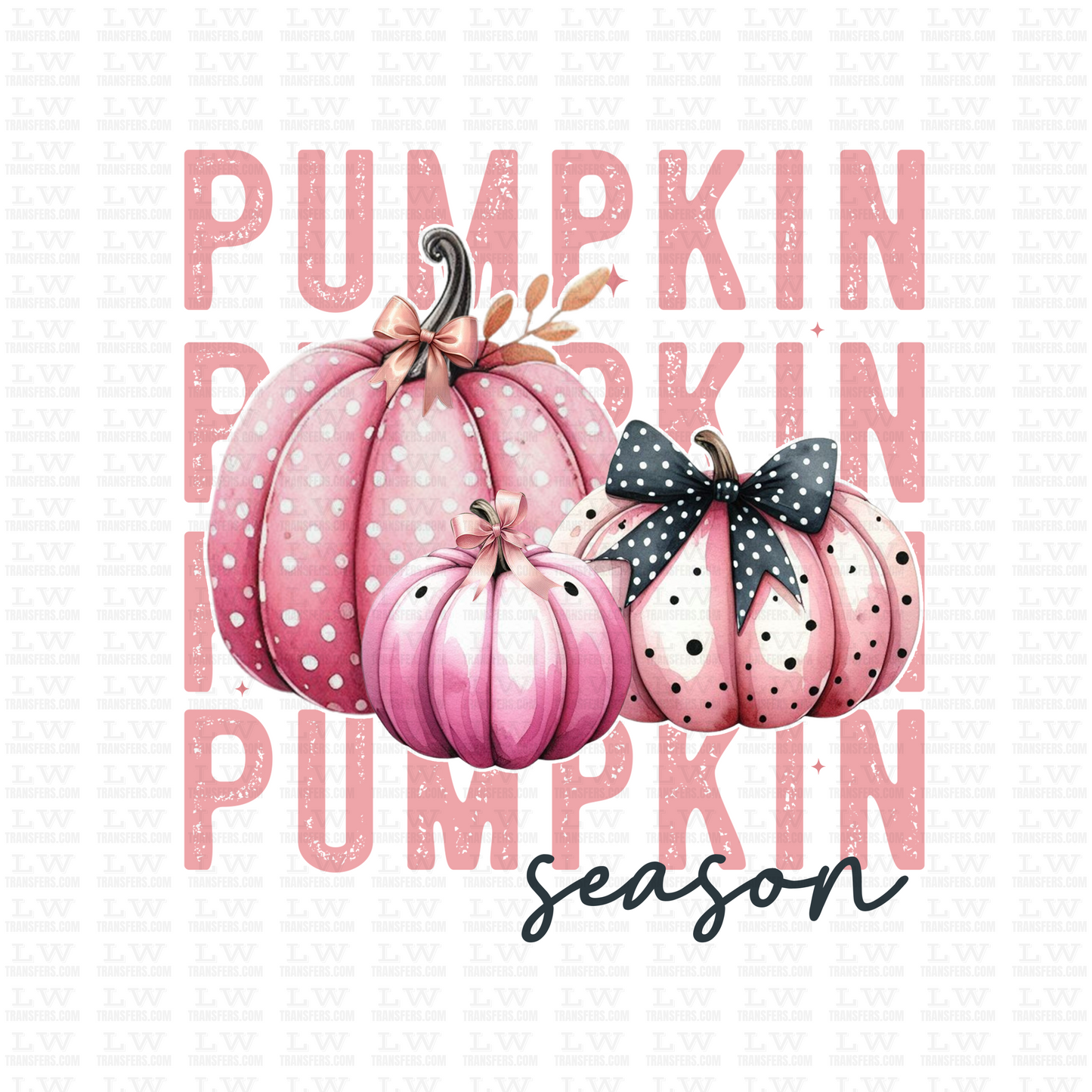 PUMKIN SEASON HALLOWEEN DTF TRANSFER #H143