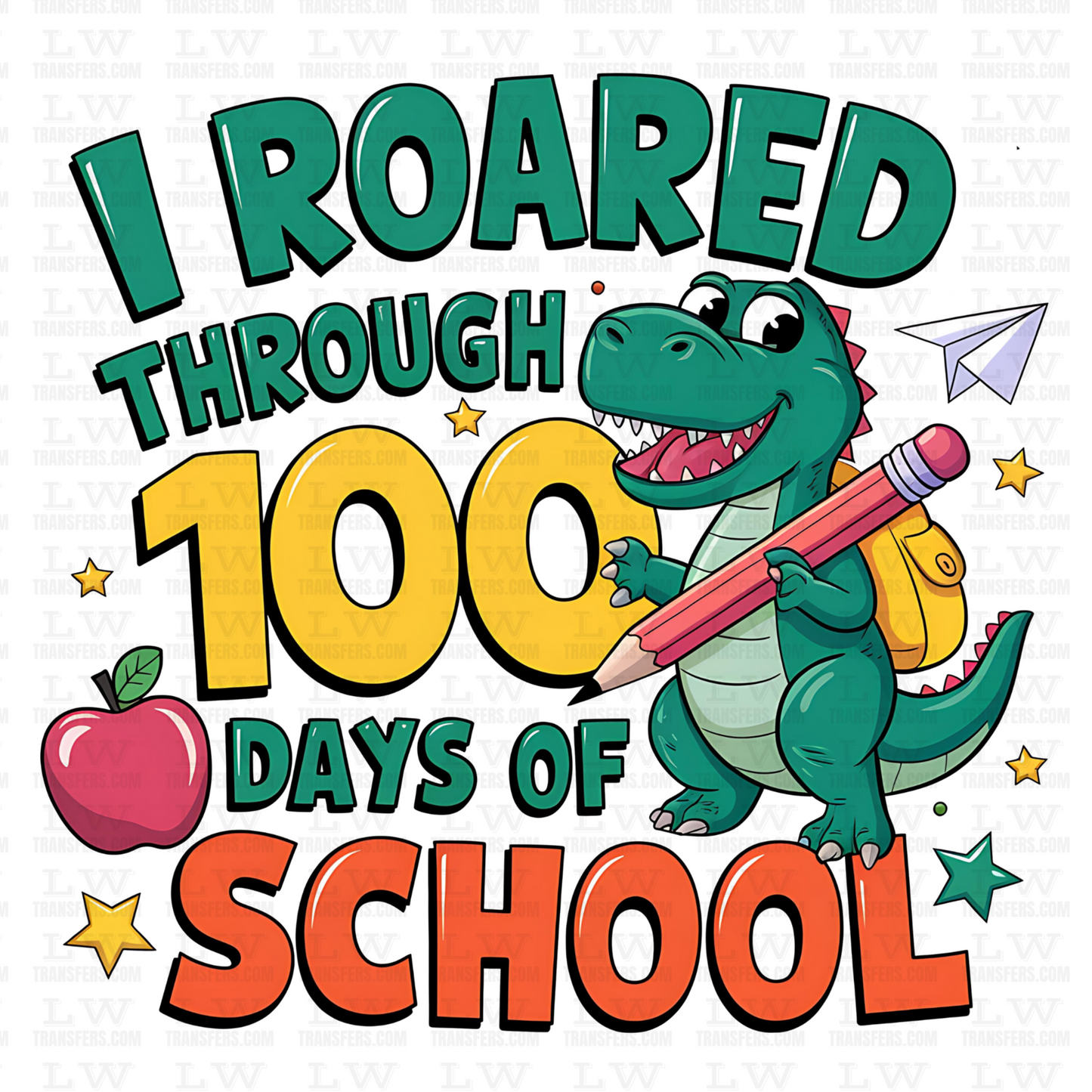 100 DAYS OF SCHOOL DTF Transfer - 100DOFS-145