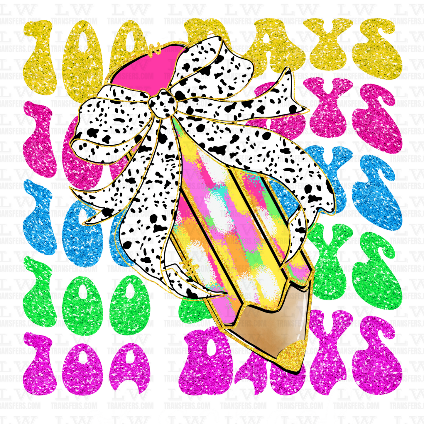 100 DAYS OF SCHOOL DTF Transfer - 100DOFS-146