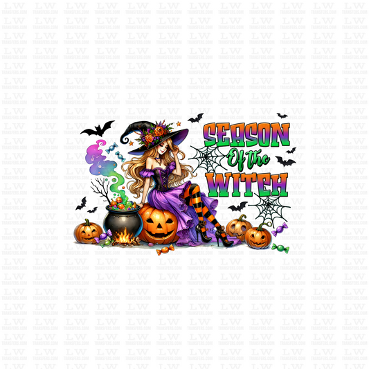 SEASON OF THE WITCH HALLOWEEN DTF TRANSFER #H148
