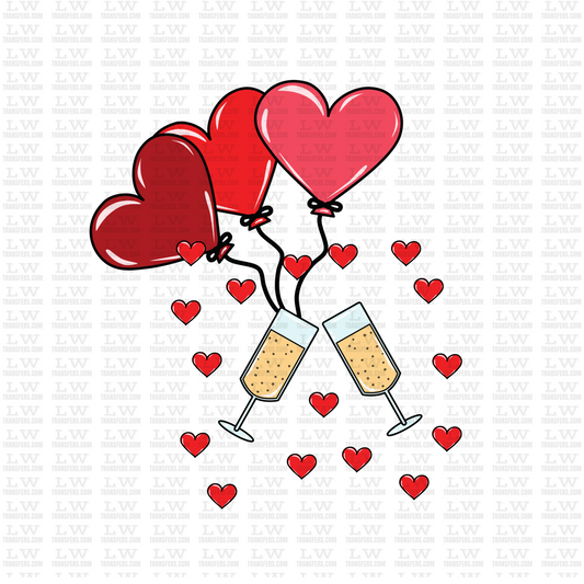 CHEERS DTF VALENTINE'S DAY TRANSFER #VD15