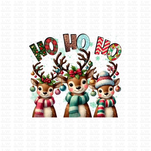 HO HO HO CHRISTMAS DTF TRANSFER #CH162