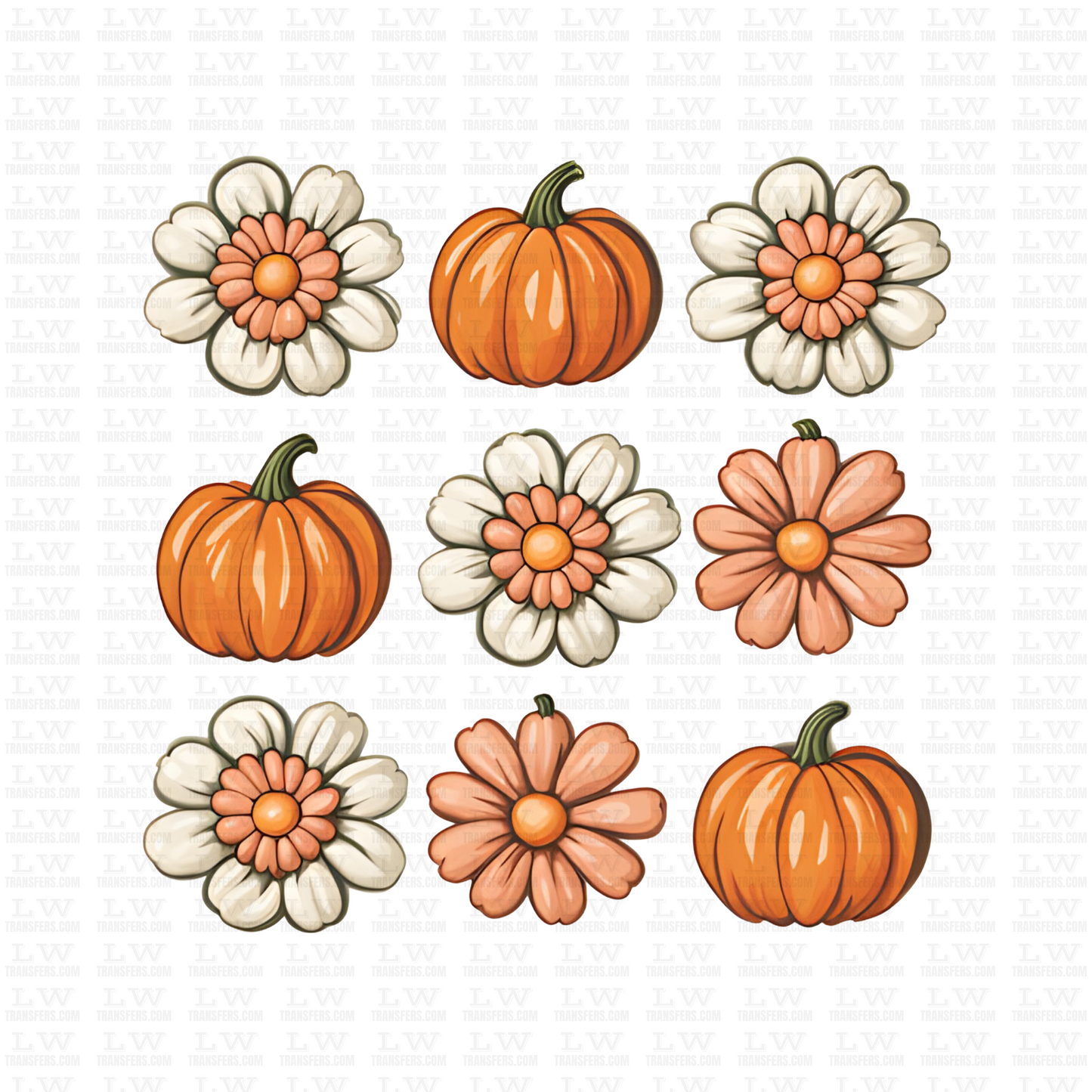 FALL PUMPKINS COQUETTE DTF TRANSFER / HALLOWEEN #H168