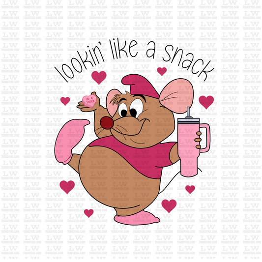 LOOKIN' LIKE A SNACK DTF VALENTINE'S DAY TRANSFER