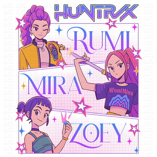 K-POP DEMON HUNTERS DTF Transfer #16