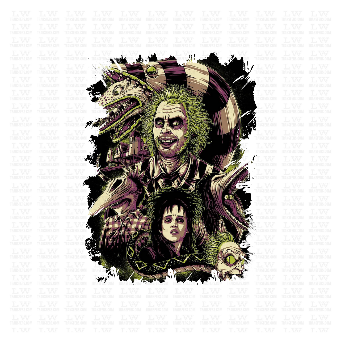 BEETLEJUICE HALLOWEEN DTF TRANSFER #BJ18