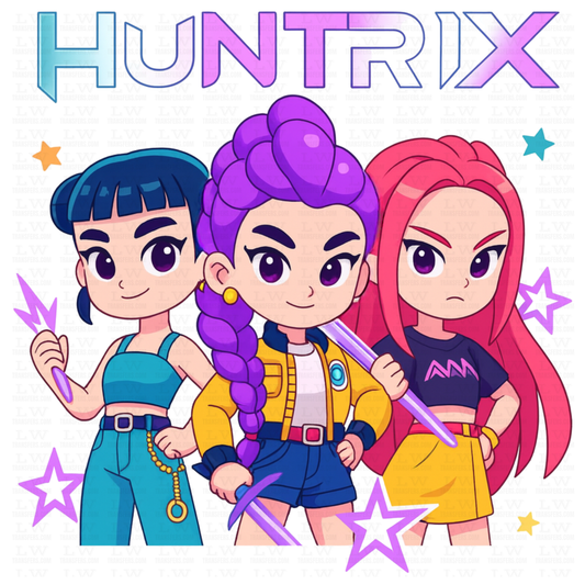 K-POP DEMON HUNTERS DTF Transfer #01