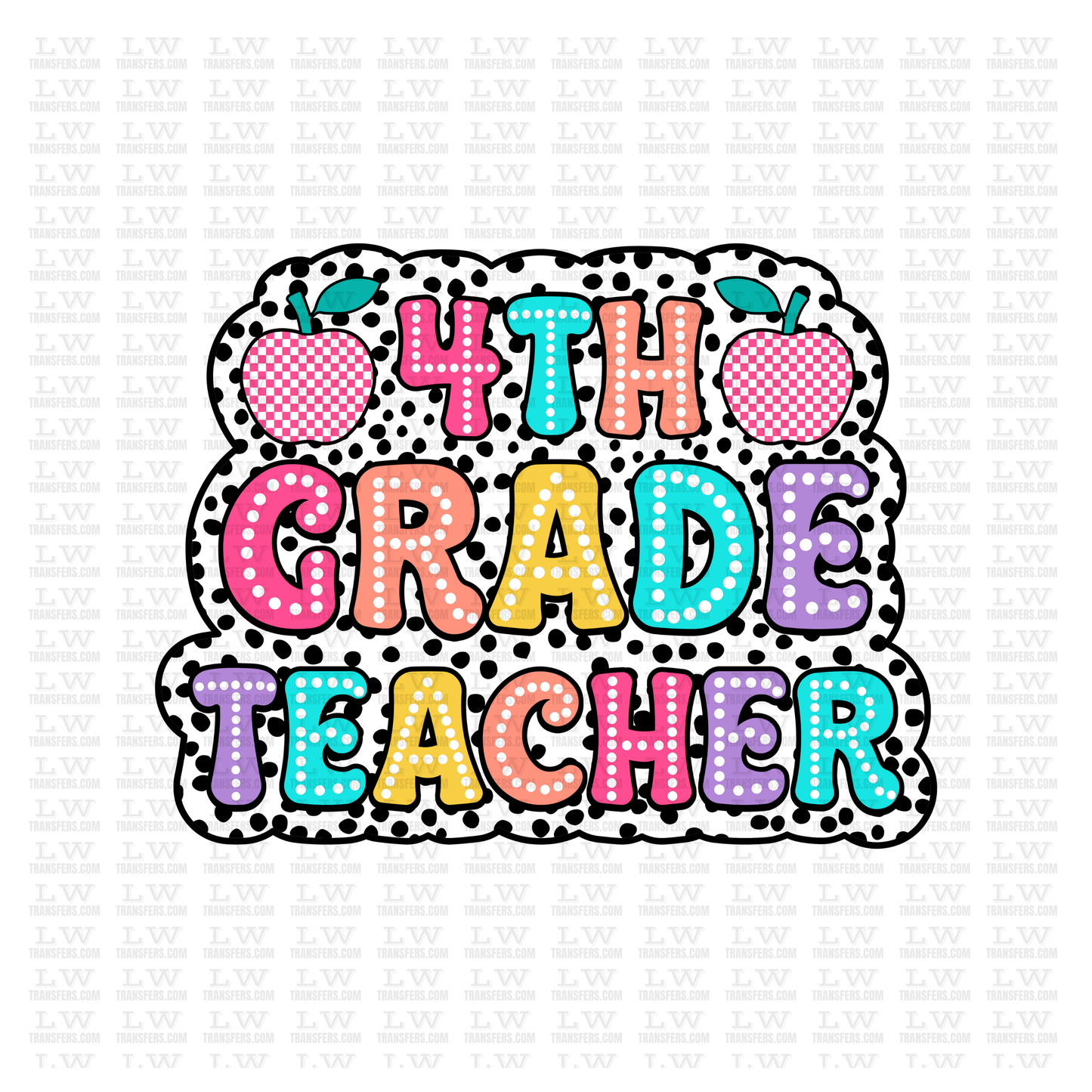 BACK TO SCHOOL / TEACHER DTF Transfer #23