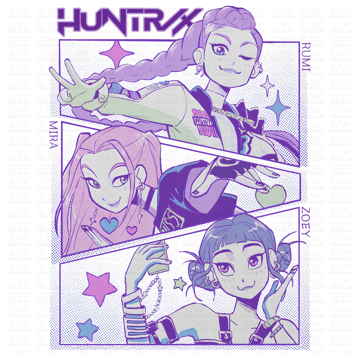 K-POP DEMON HUNTERS DTF Transfer #27